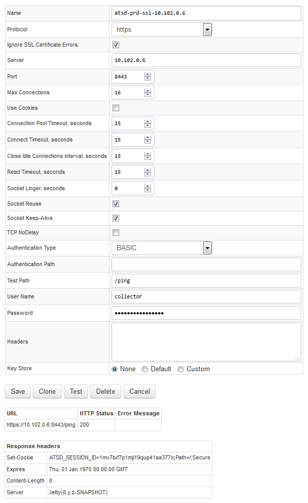 ATSD HTTP Pool