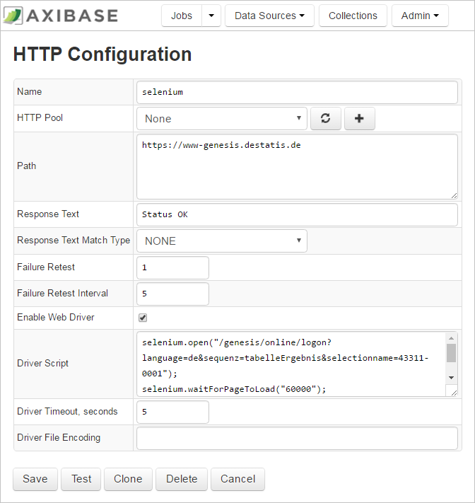 HTTP Configuration