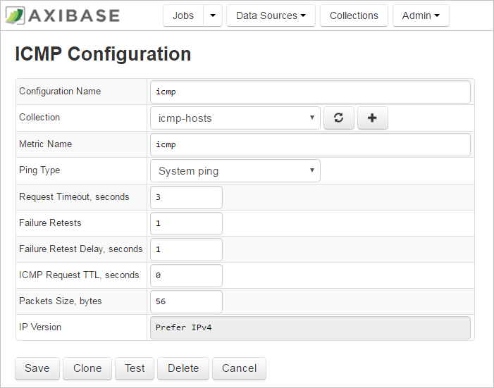 ICMP Configuration
