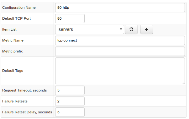TCP Configuration